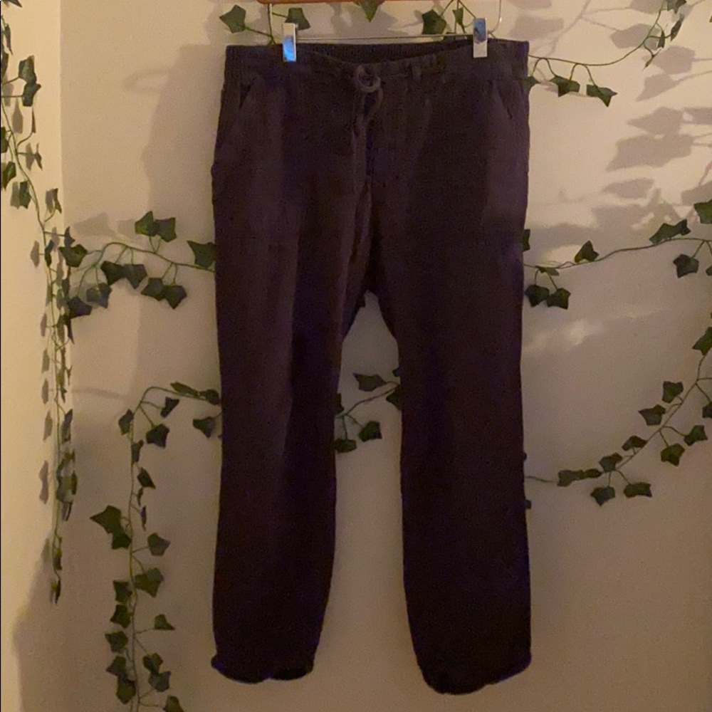 Old navy black 100% cotton pants